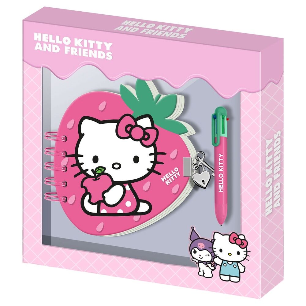 Agenda Hello Kitty and Friends Strawberry + pen