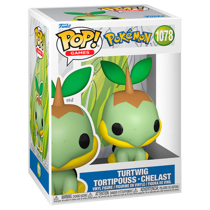 Figurine Funko POP! Pokemon Turtwig Tortipouss Chelast, vue 2