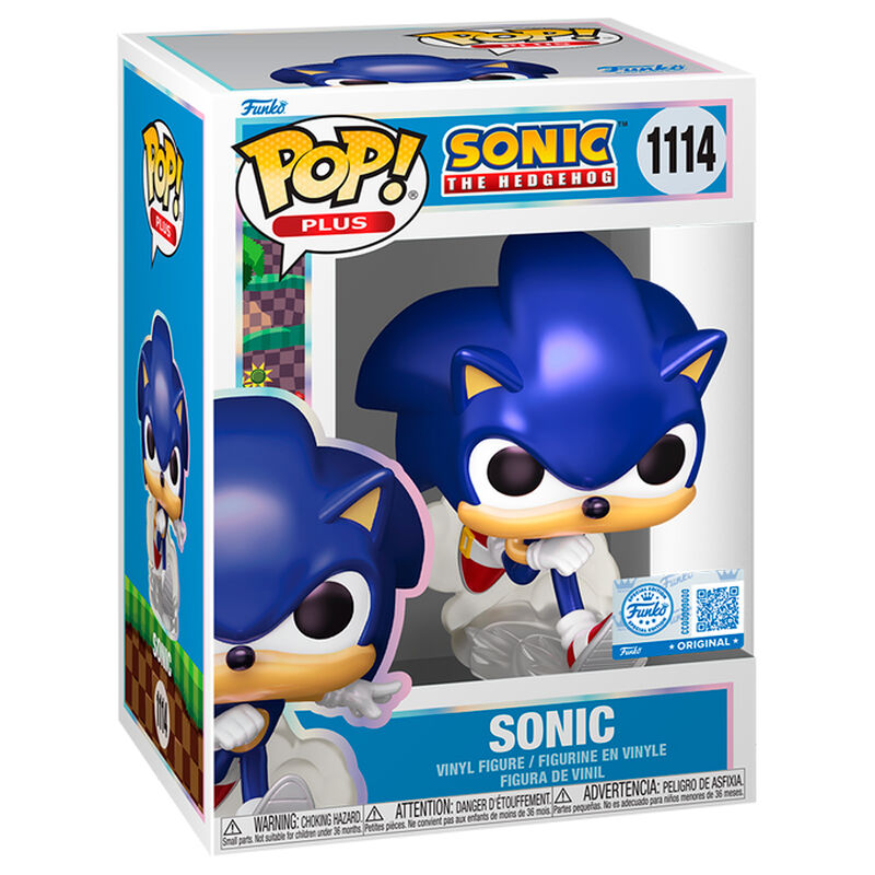 Figurine Funko POP! Plus Sonic The Hedgehog Sonic Exclusive, vue 2
