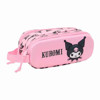 Trousse 3D double Hello Kitty Kuromi