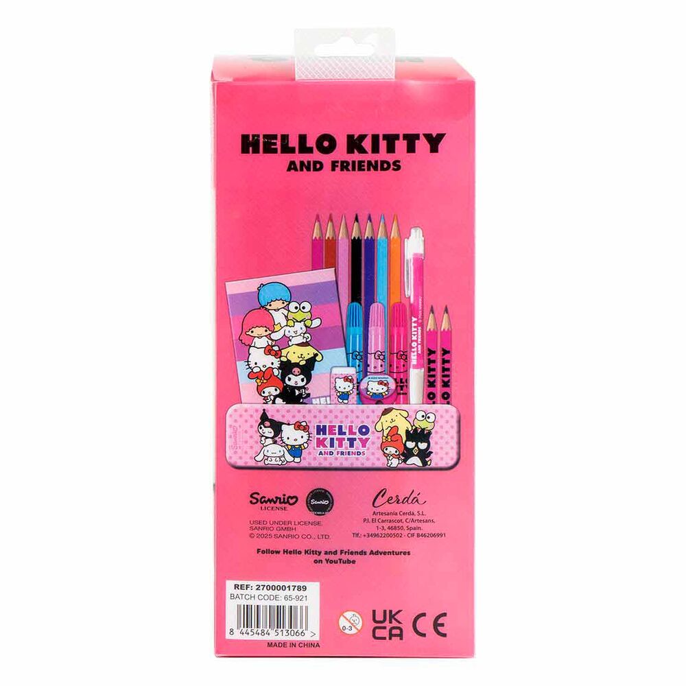 Set de papeterie Hello Kitty colouring, vue 3