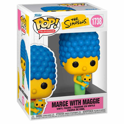 Figurine Funko POP! Los Simpsons Marge with Maggie, vue 2