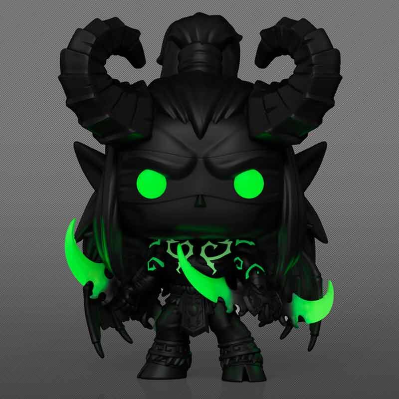 Figurine Funko POP! World of Warcraft Illidan 5 + 1 Chase, vue 3