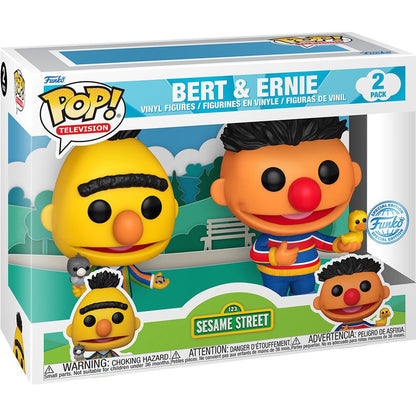 Figurine Funko POP! Blister 2 figuras POP Barrio Sesamo Epi y Blas Exclusive, vue 2