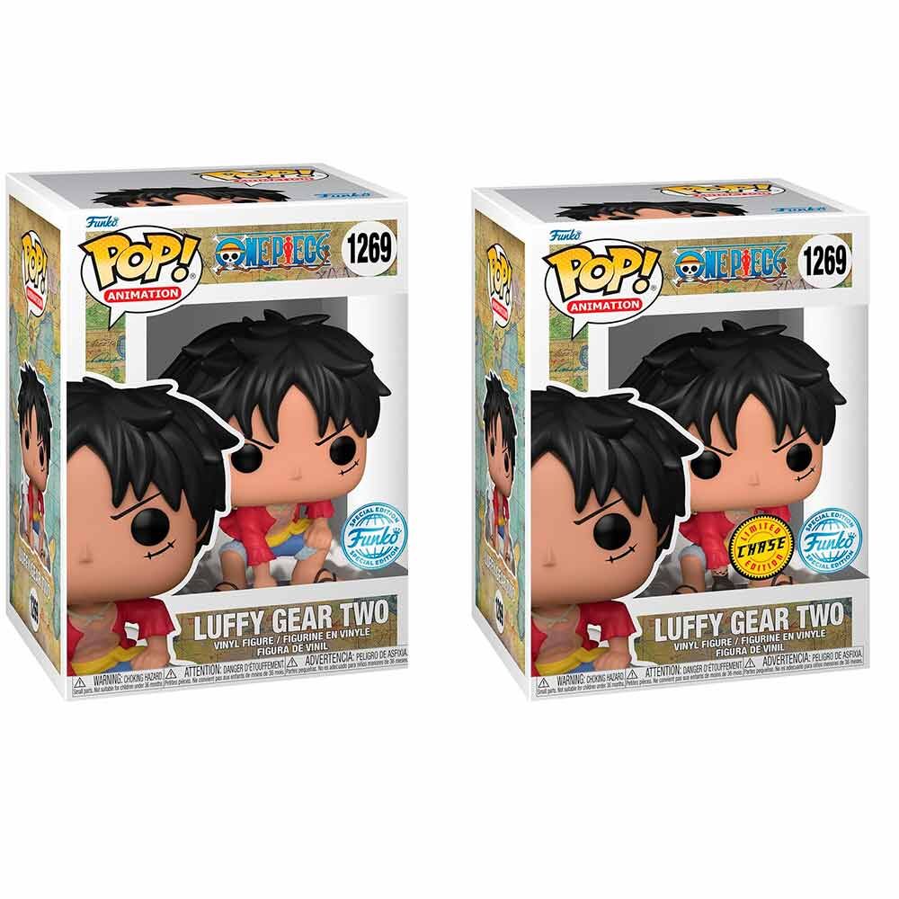 Figurine Funko POP! One Piece Luffy Gear Two 5 + 1 Chase Exclusive
