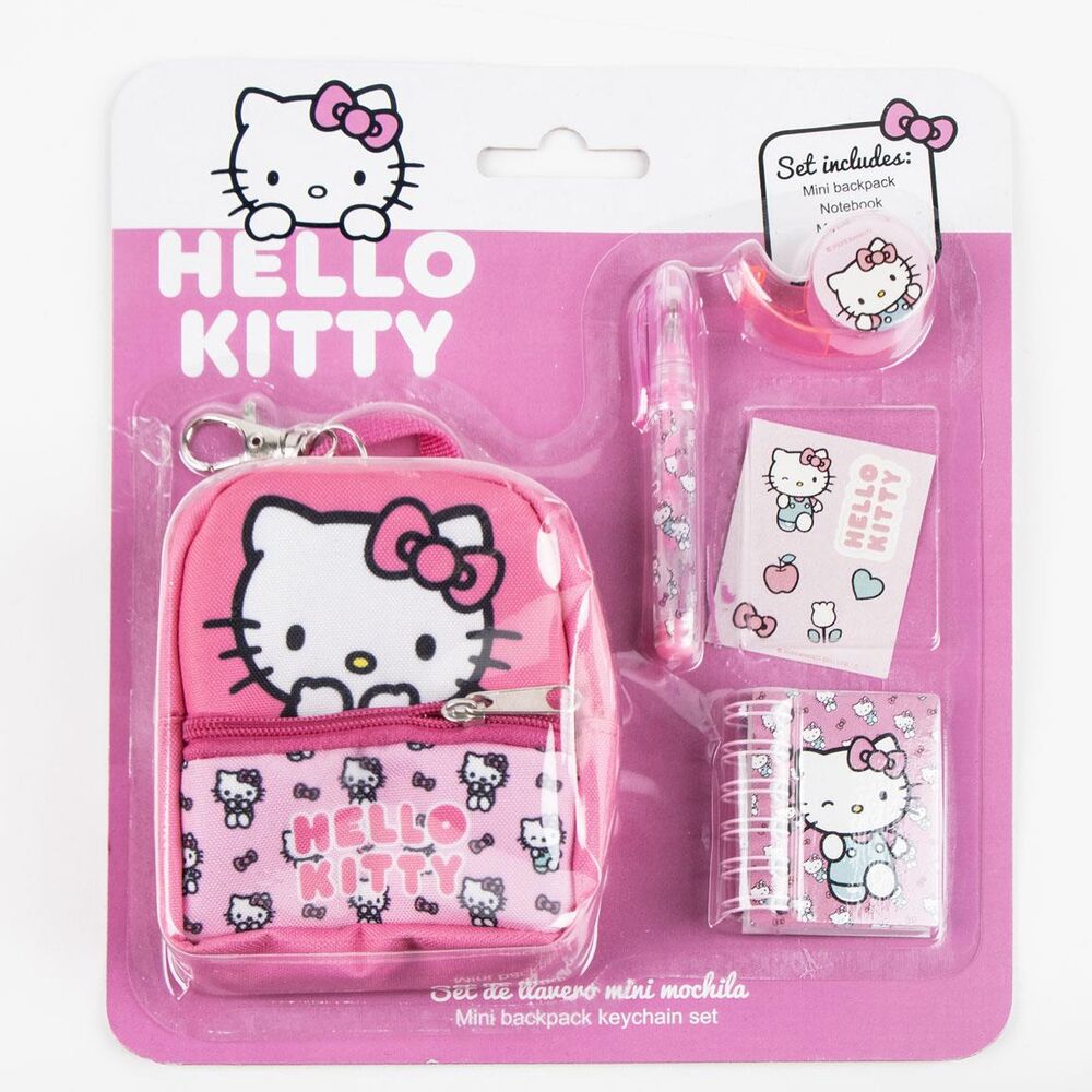 Set de papeterie Hello Kitty mini backpack