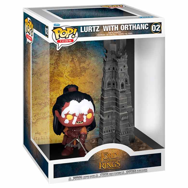 Figurine Funko POP! Town El Señor de los Anillos Lurtz with Orthanc