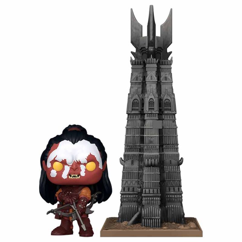 Figurine Funko POP! Town El Señor de los Anillos Lurtz with Orthanc, vue 2