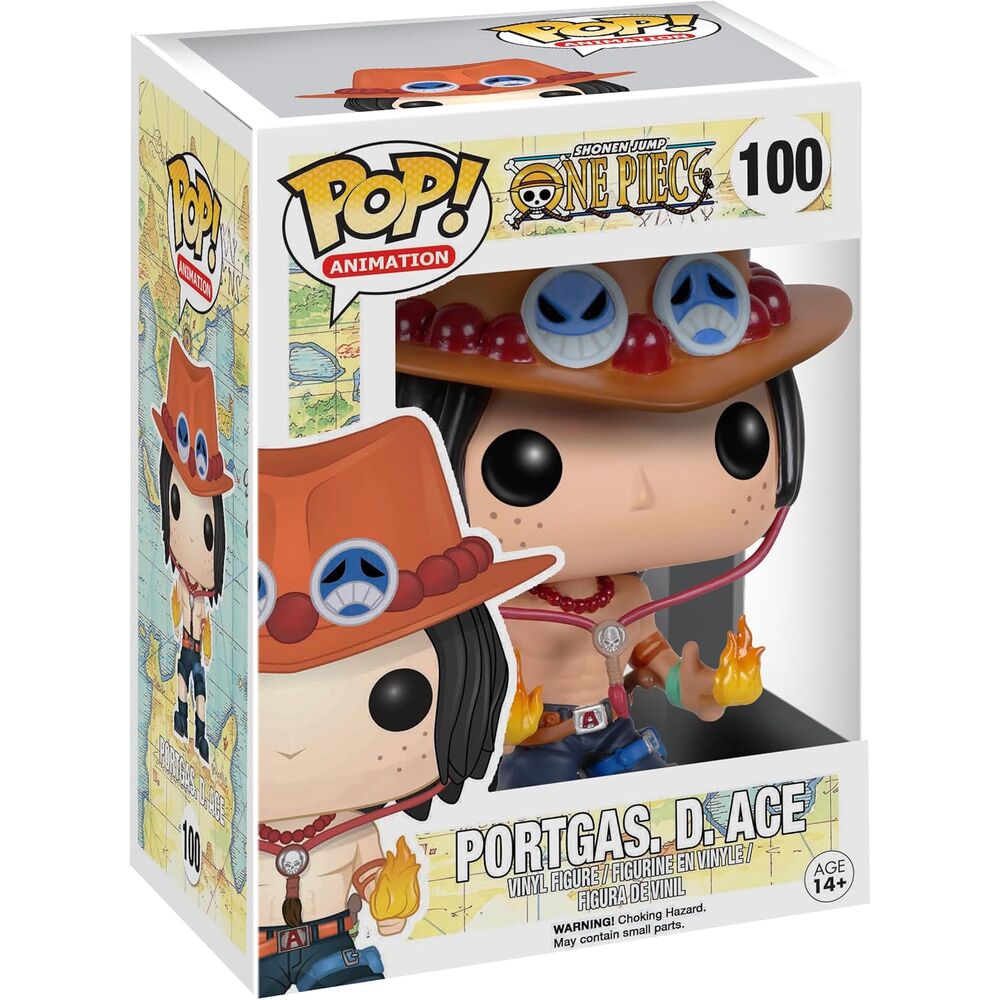 Figurine Funko POP! One Piece Portgas D. Ace, vue 3