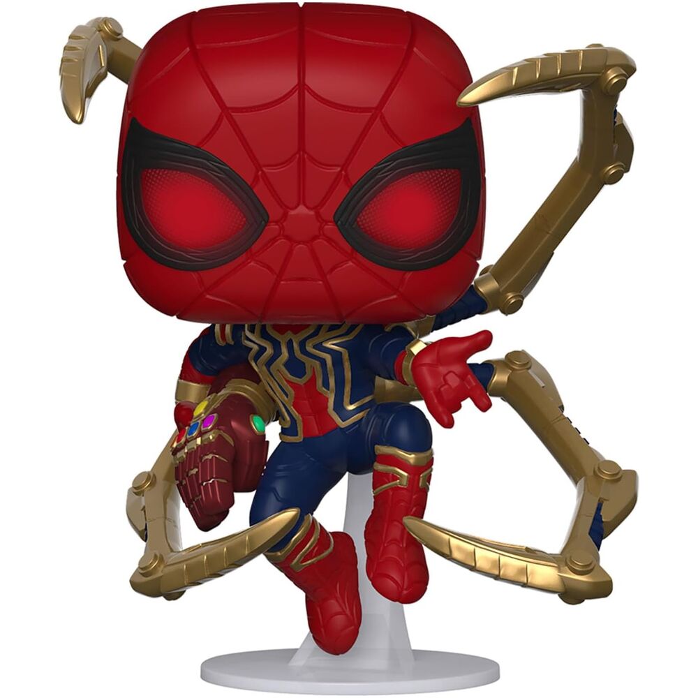 Figurine Funko POP! Marvel Vengadores Endgame Iron Spider with Nano Gauntlet, vue 2