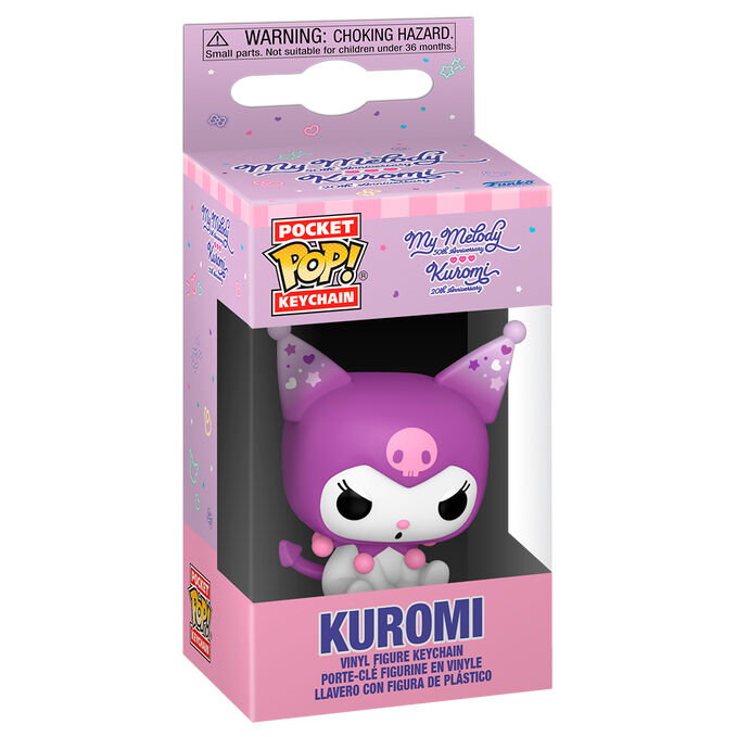 Porte-clés Funko Pocket POP! Hello Kitty 20th Anniversary Kuromi Grumpy