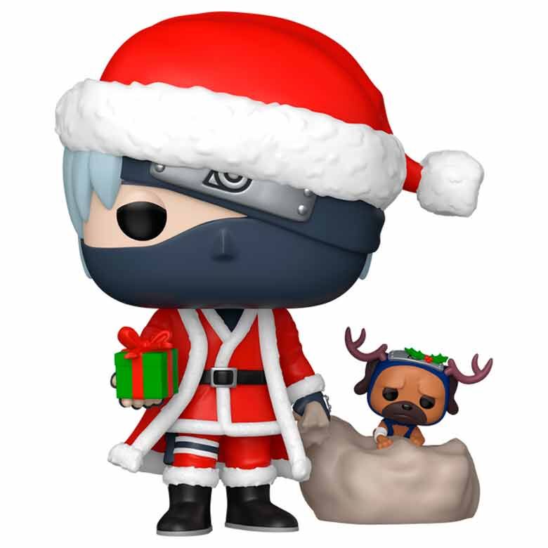 Figurine Funko POP! Plus Naruto Shippuden Kakashi Hatake with Pakkun Holiday, vue 2