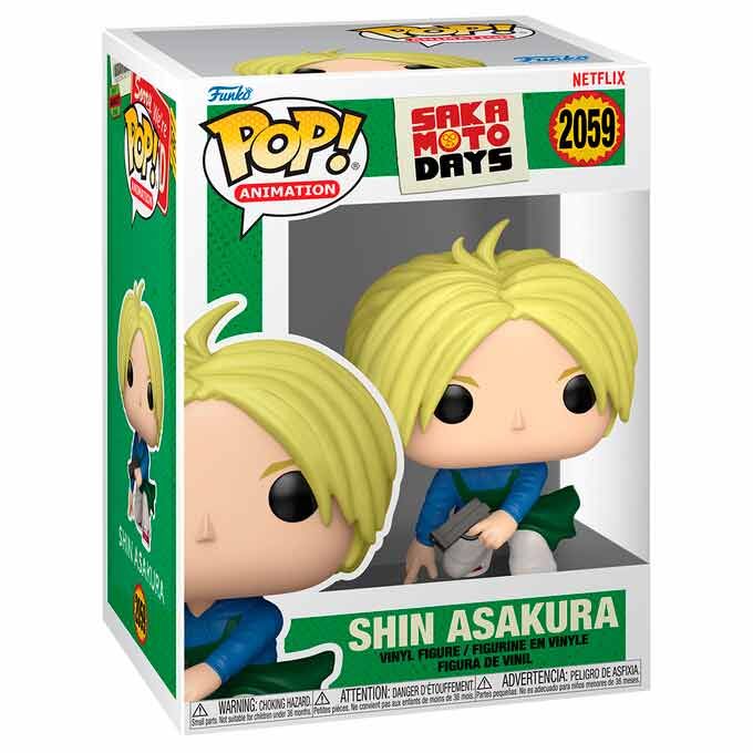 Figurine Funko POP! Sakamoto Days Shin Asakura, vue 2