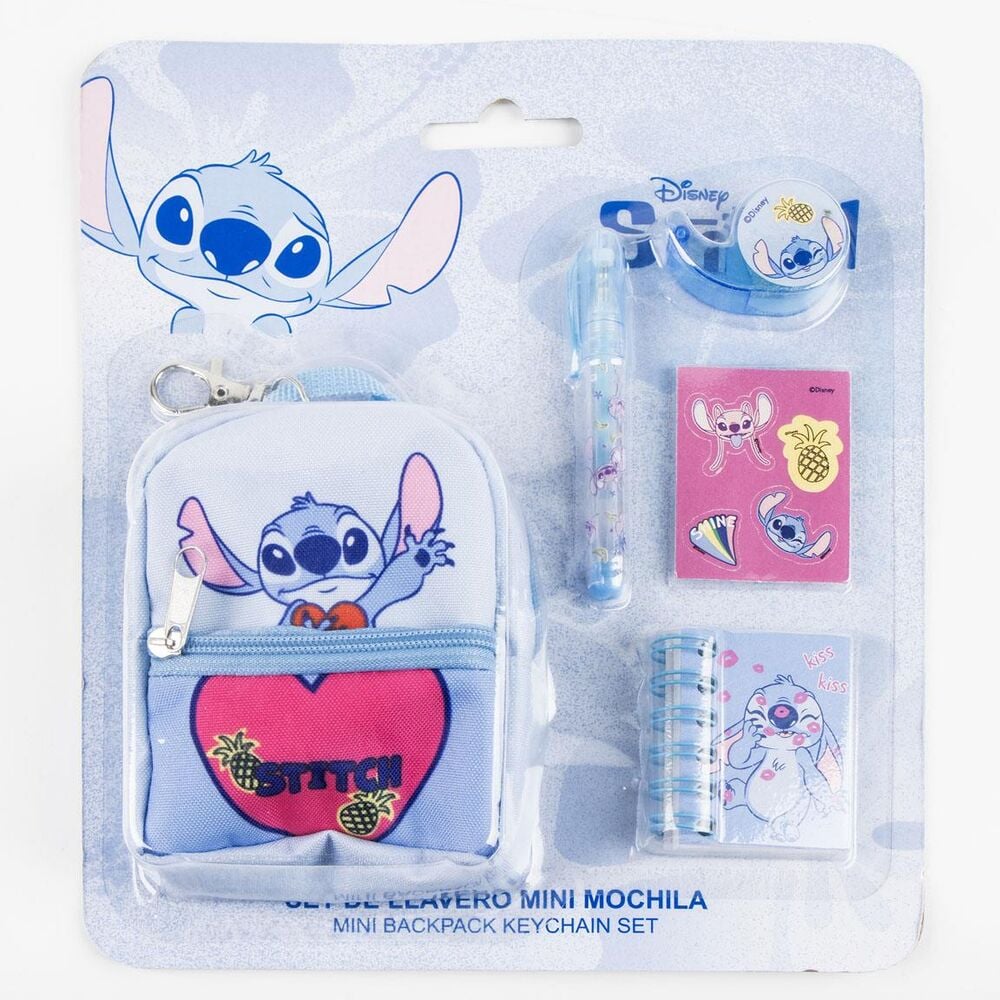 Set de papeterie Disney Stitch mini backpack