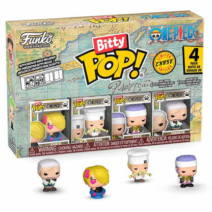 Figurine Funko POP! Blister 4 figuras Bitty POP One Piece Sanji, vue 2