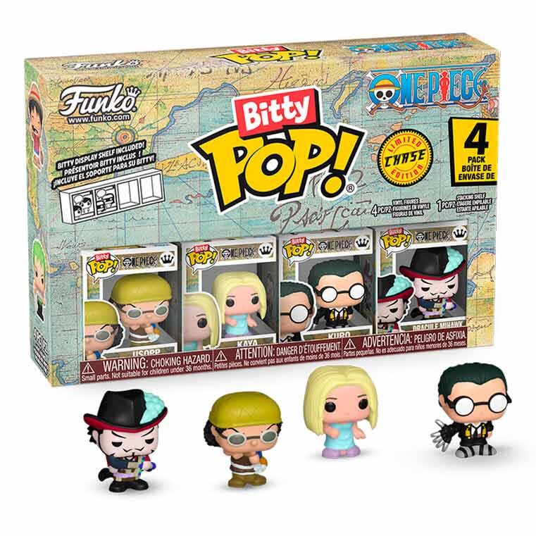 Figurine Funko POP! Blister 4 figuras Bitty POP One Piece Usopp, vue 2