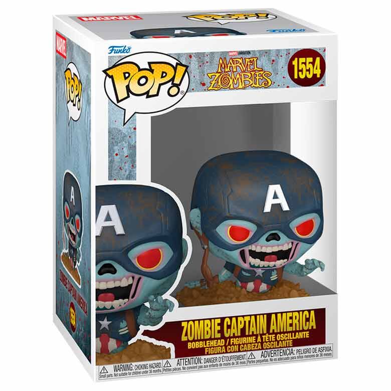 Figurine Funko POP! Marvel Marvel Zombies Capitan America