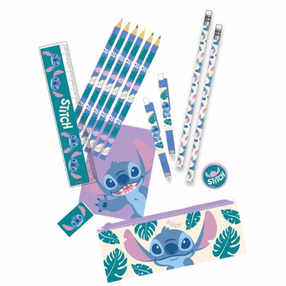 Coloriage Disey Stitch stationery set, vue 3