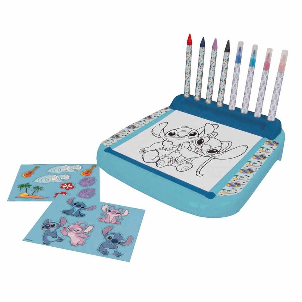 Coloriage Disney Stitch roll & go station, vue 2