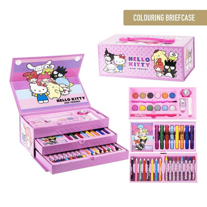 Set de papeterie Hello Kitty colouring case