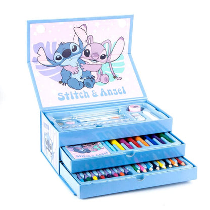 Set de papeterie Disney Stitch colouring case, vue 2