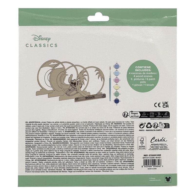 Set de papeterie Disney Stitch colouring figure, vue 4