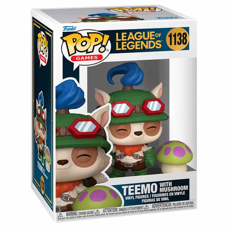 Figurine Funko POP! League of Legends Teemo with Mushroom, vue 2