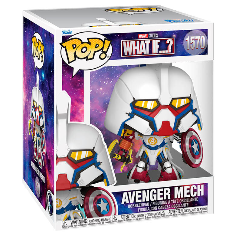 Figurine Funko POP! Marvel What If..? Avenger Mech, vue 2