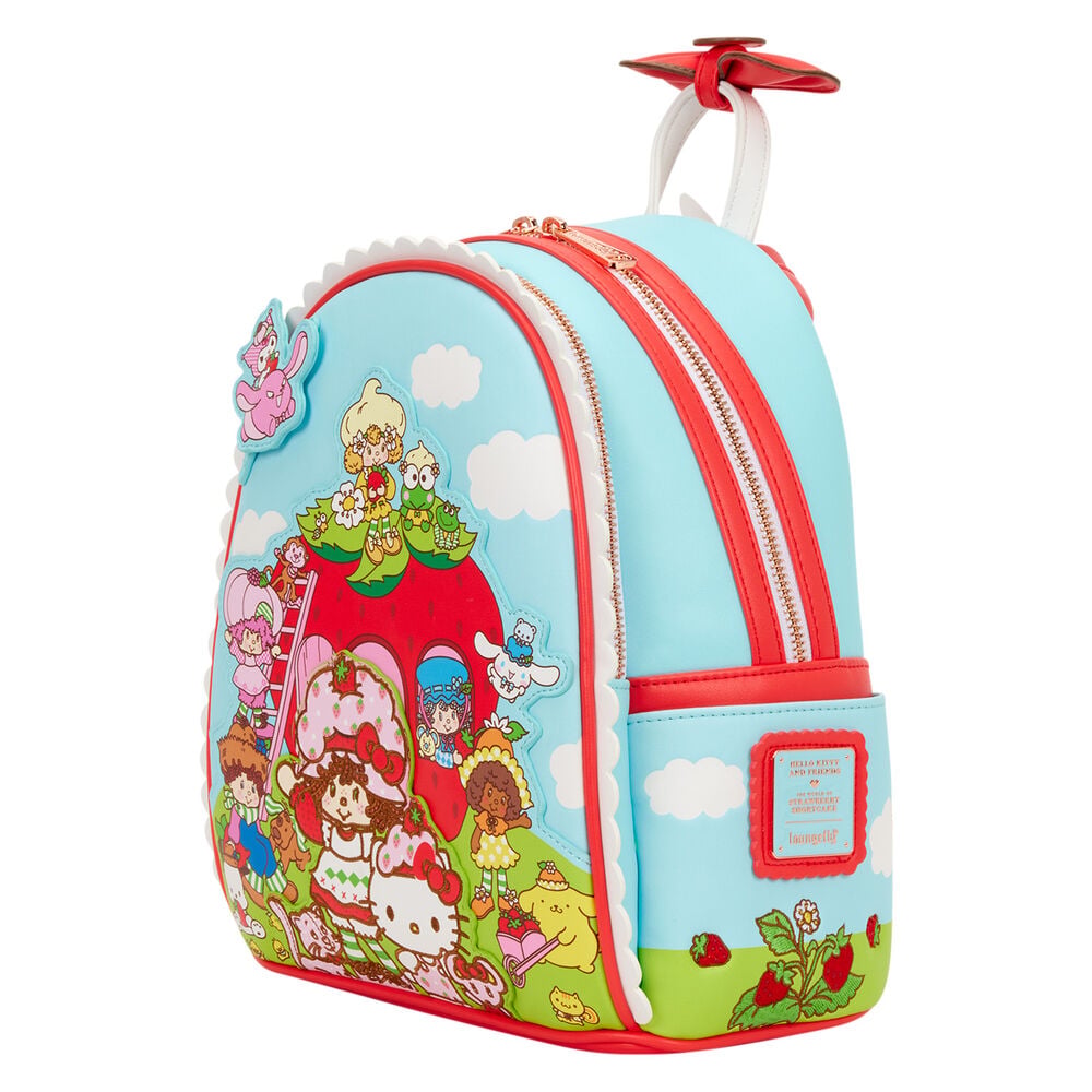 Sac à dos Loungefly Hello Kitty & Friends x Strawberry Shortcake Scented 26 cm, vue 2
