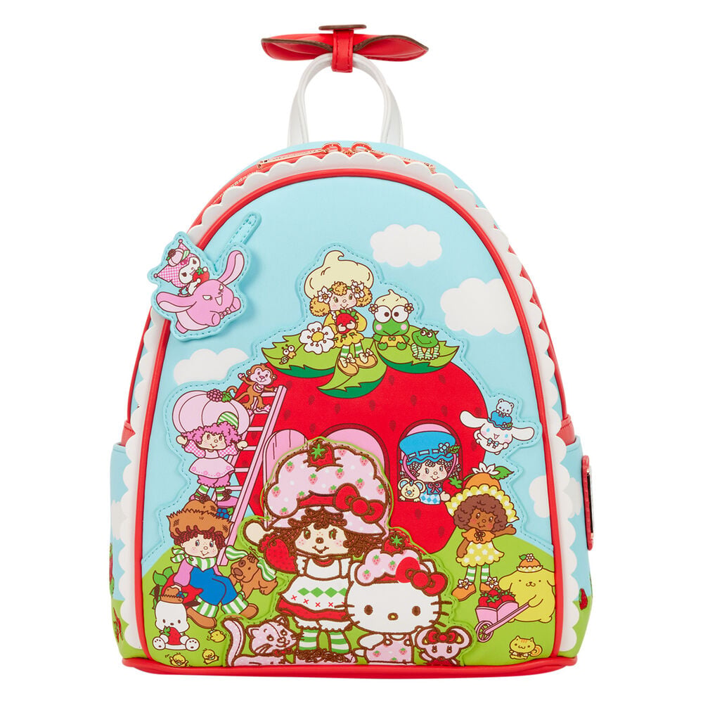 Sac à dos Loungefly Hello Kitty & Friends x Strawberry Shortcake Scented 26 cm