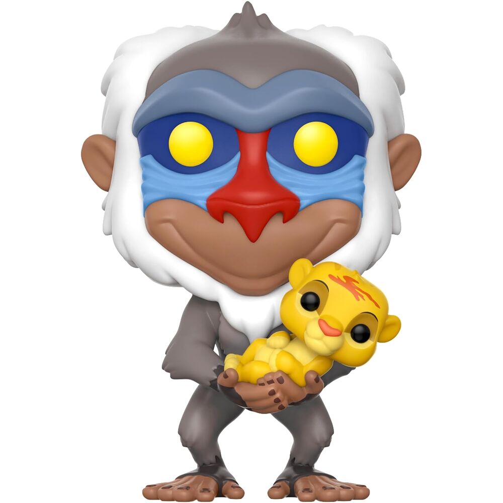 Figurine Funko POP! Disney El Rey Leon Rafiki con Simba, vue 2