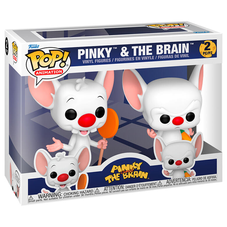 Figurine Funko POP! Blister 2 figuras POP Pinky & The Brain, vue 2