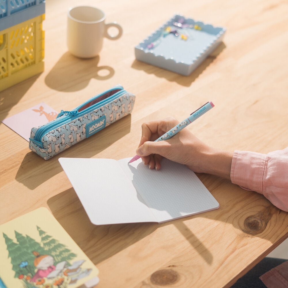 Set de papeterie Moomin pencil case + pen + pencil, vue 5