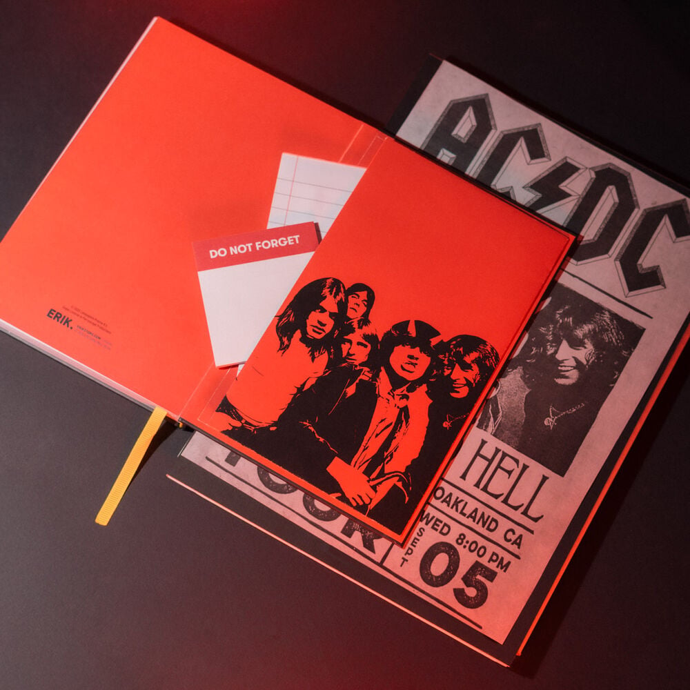 Cahier premium AC/DC, vue 6