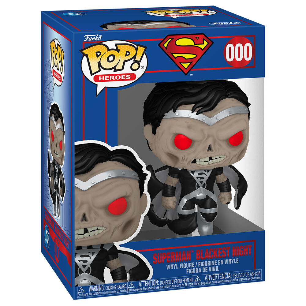 Figurine Funko POP! DC Comics Superman Superman Blackest Night, vue 2