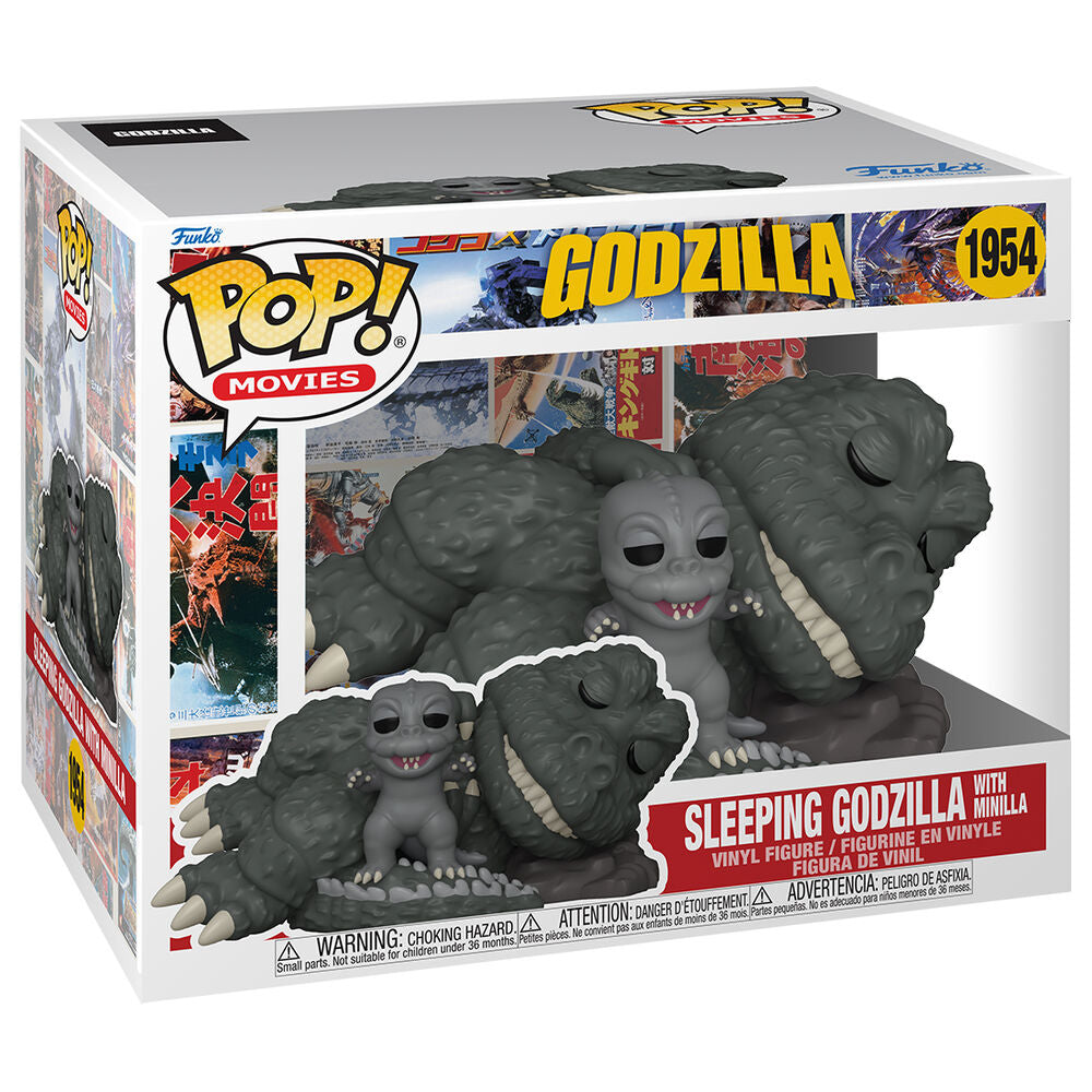 Figurine Funko POP! Godzilla Sleeping Godzilla with Minilla, vue 2