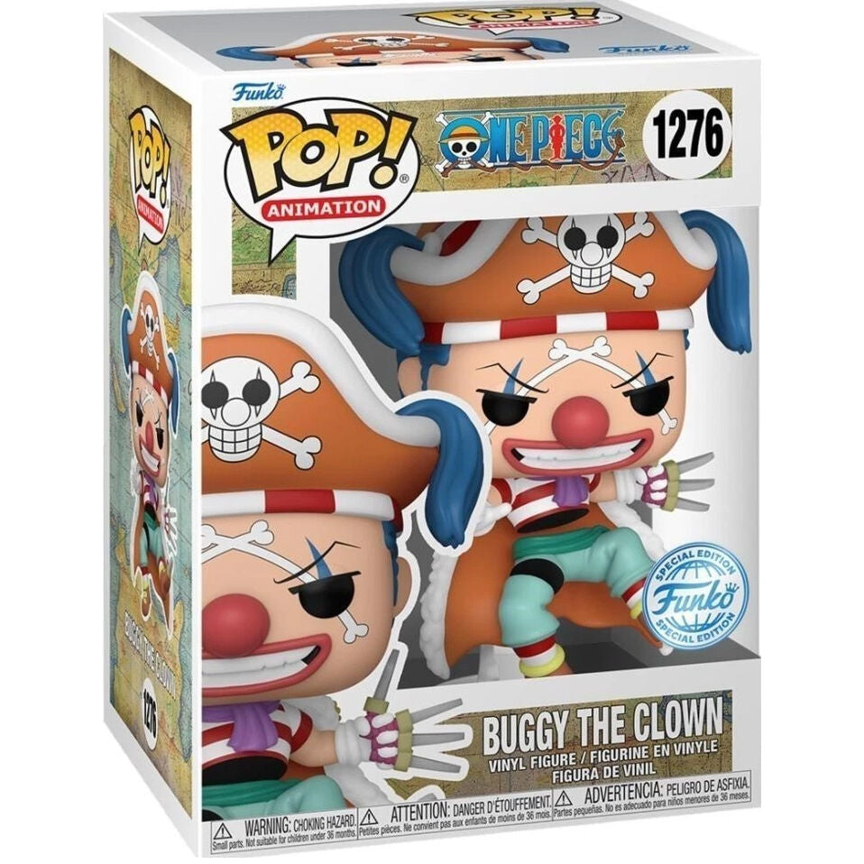 Figurine Funko POP! One Piece Buggy the Clown Exclusive, vue 2
