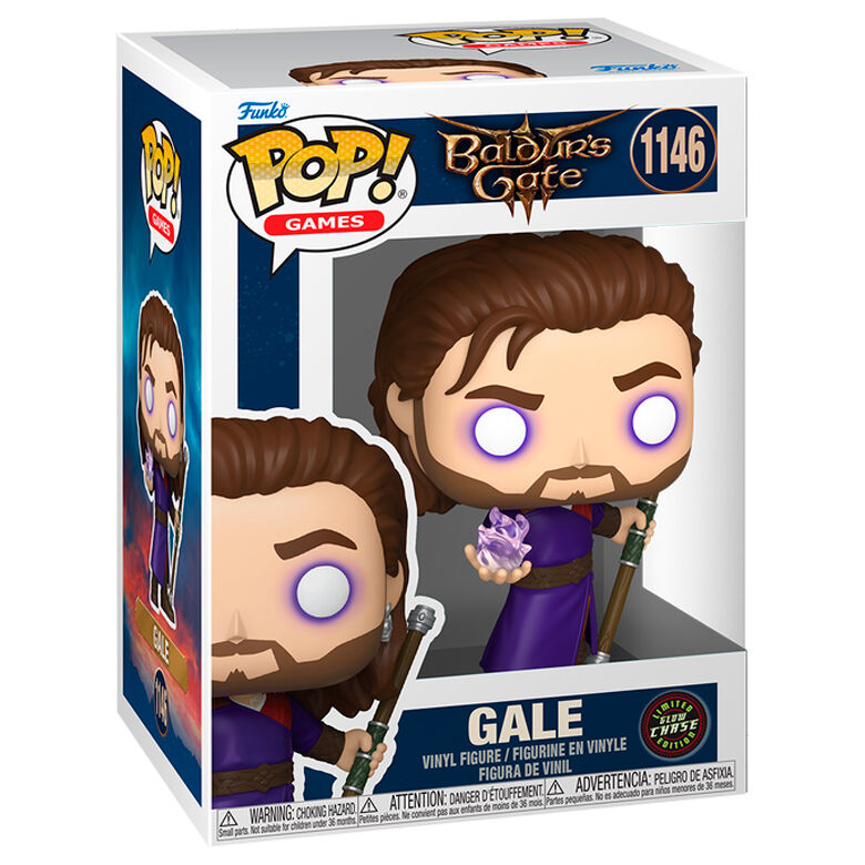 Figurine Funko POP! Baldurs Gate Gale 5 + 1 Chase, vue 2