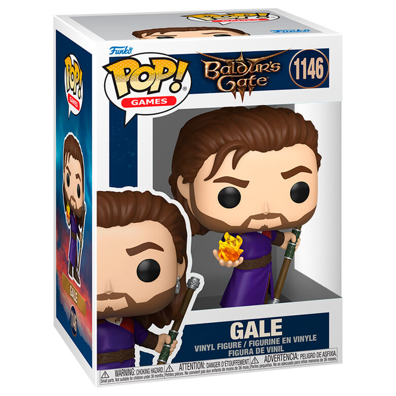Figurine Funko POP! Baldurs Gate Gale 5 + 1 Chase, vue 3