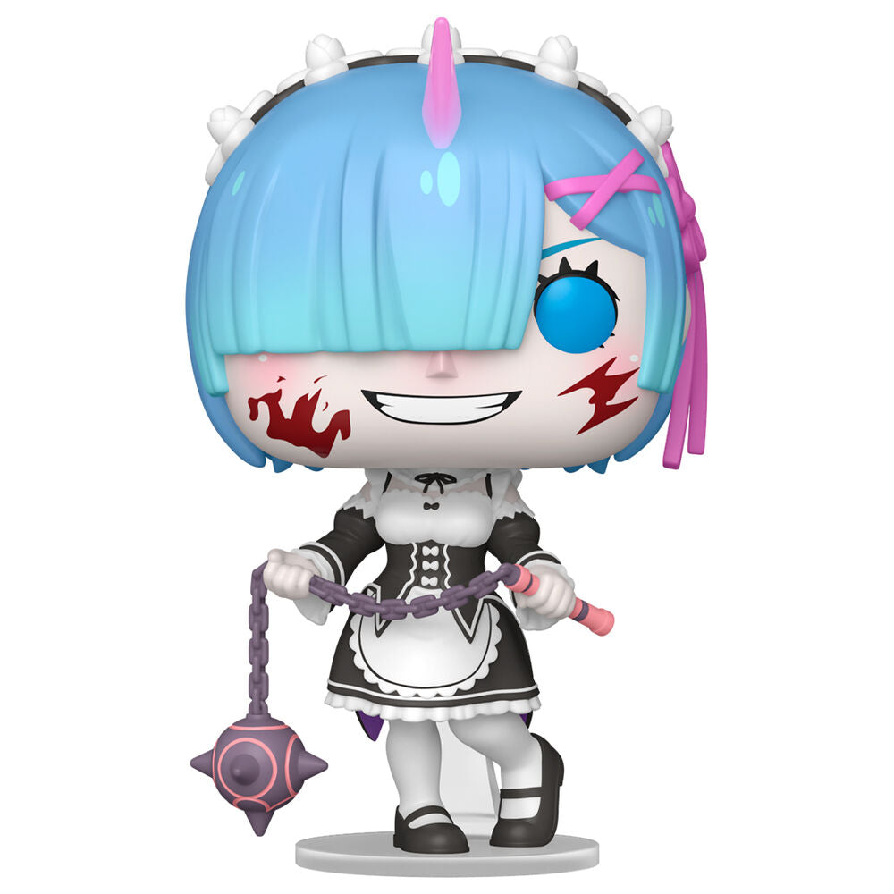 Figurine Funko POP! Re:Zero Starting Life in Another World Rem 5 + 1 Chase, vue 4