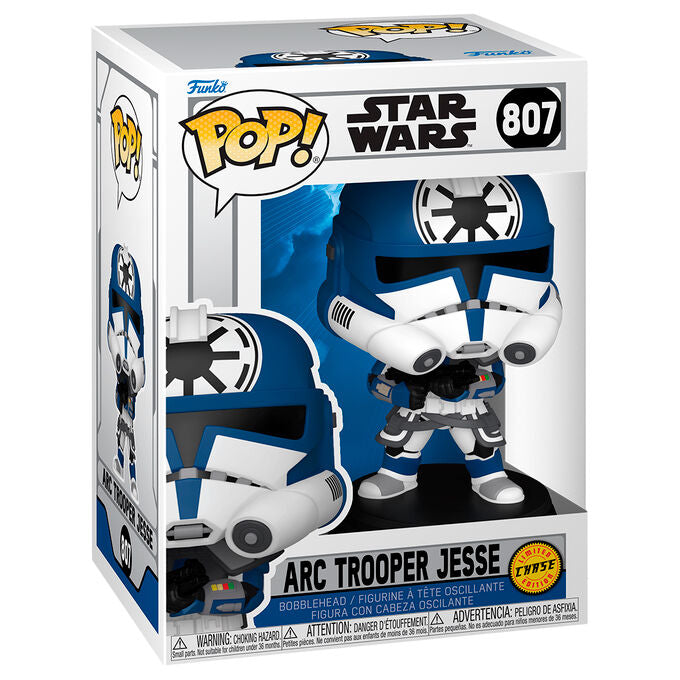 Figurine Funko POP! Star Wars Arc Trooper Jesse 5 + 1 Chase, vue 4