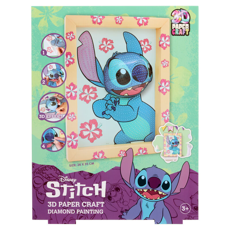 Set de papeterie Disney Stitch Craft 3D diamond mosaic