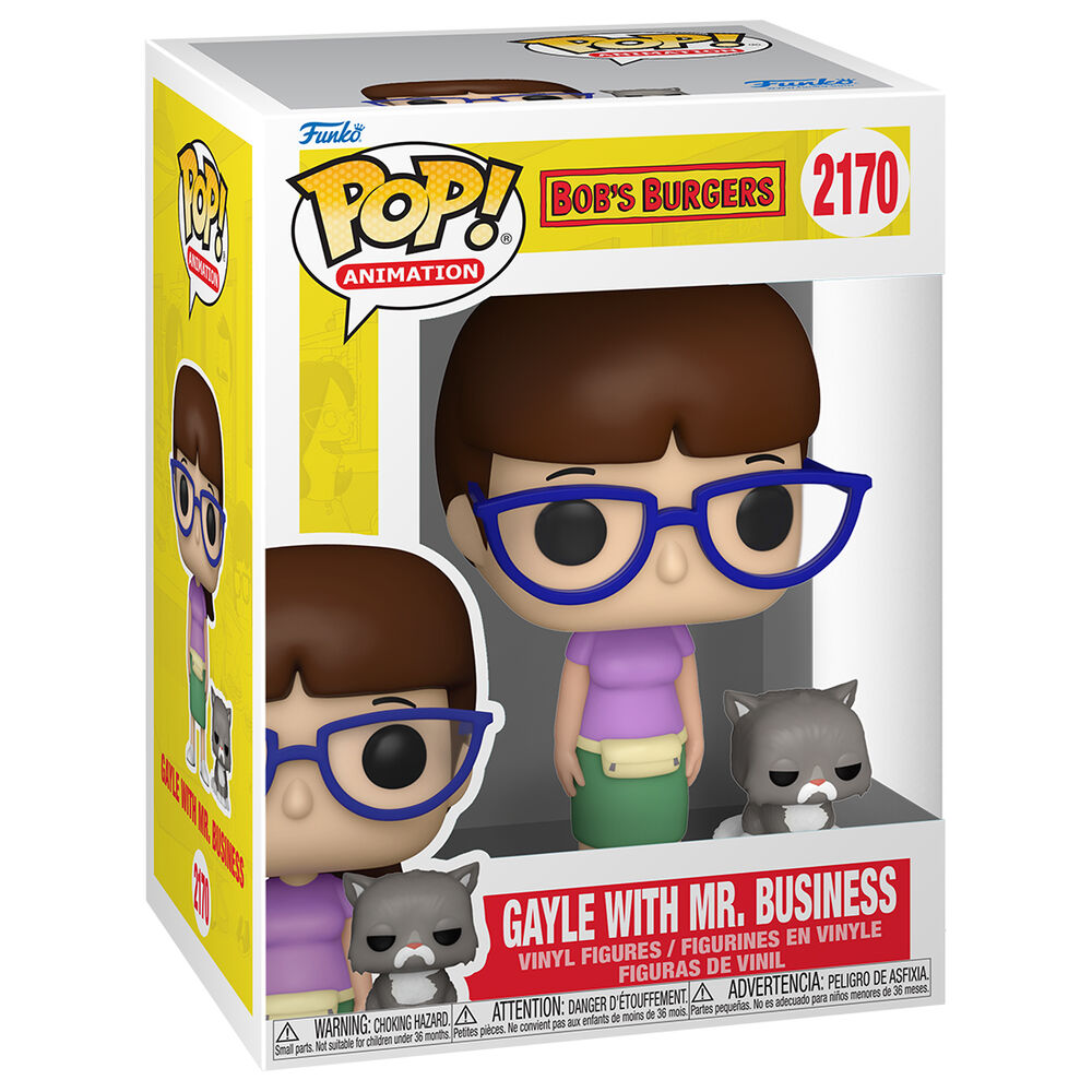 Figurine Funko POP! Bob's Burgers Gayle with Mr. Business, vue 2