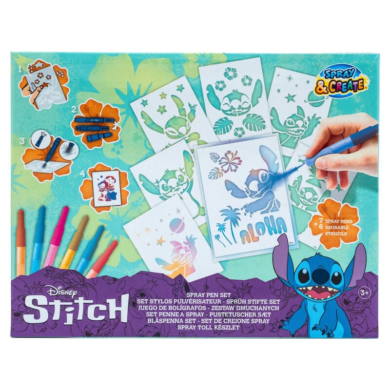 Coloriage Disney Stitch Spray pen