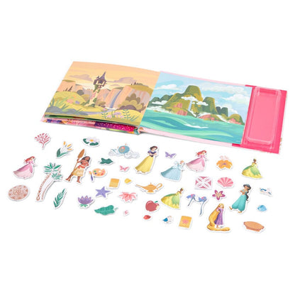 Set de papeterie Disney Princess Magnetic book + sticker, vue 2
