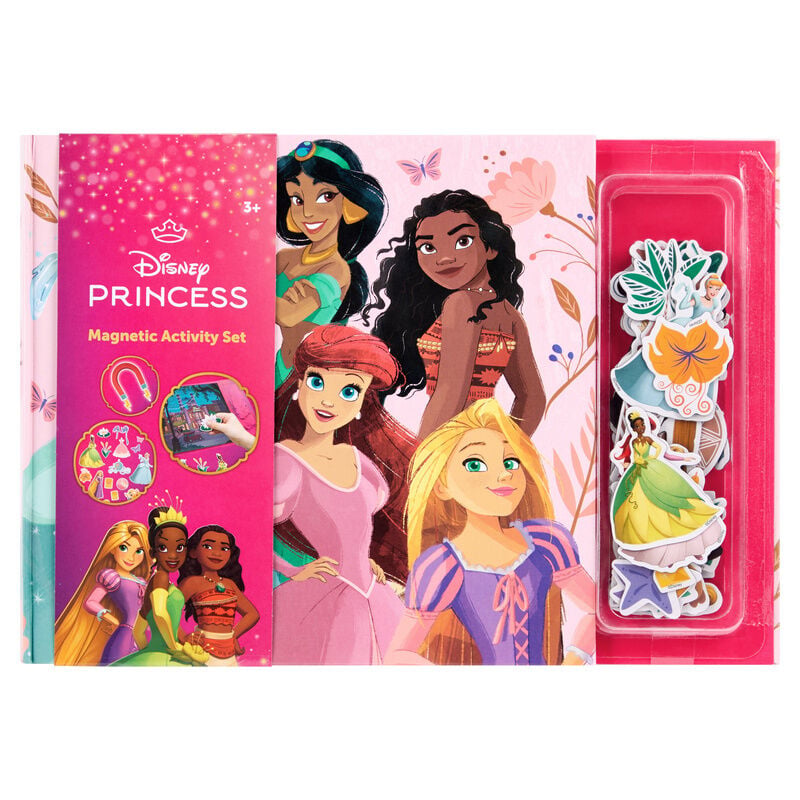 Set de papeterie Disney Princess Magnetic book + sticker