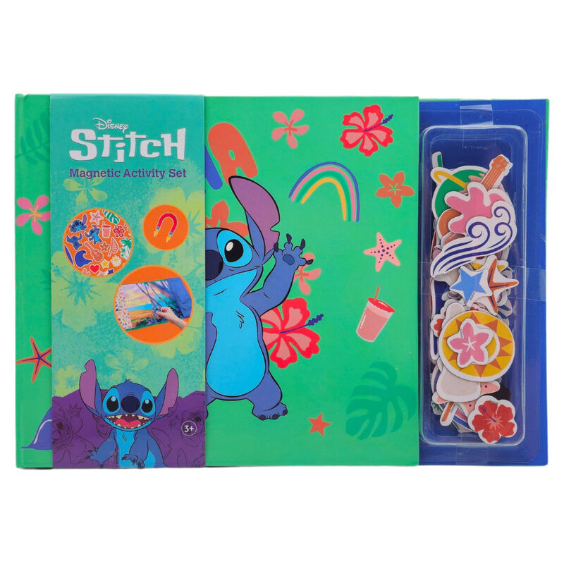 Set de papeterie Disney Stitch Magnetic book + sticker