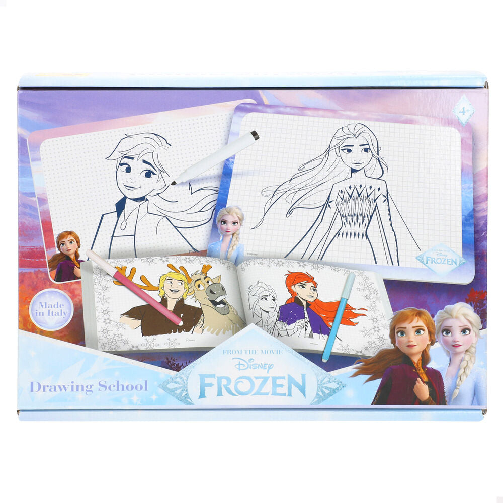 Coloriage Disney Frozen drawing school
