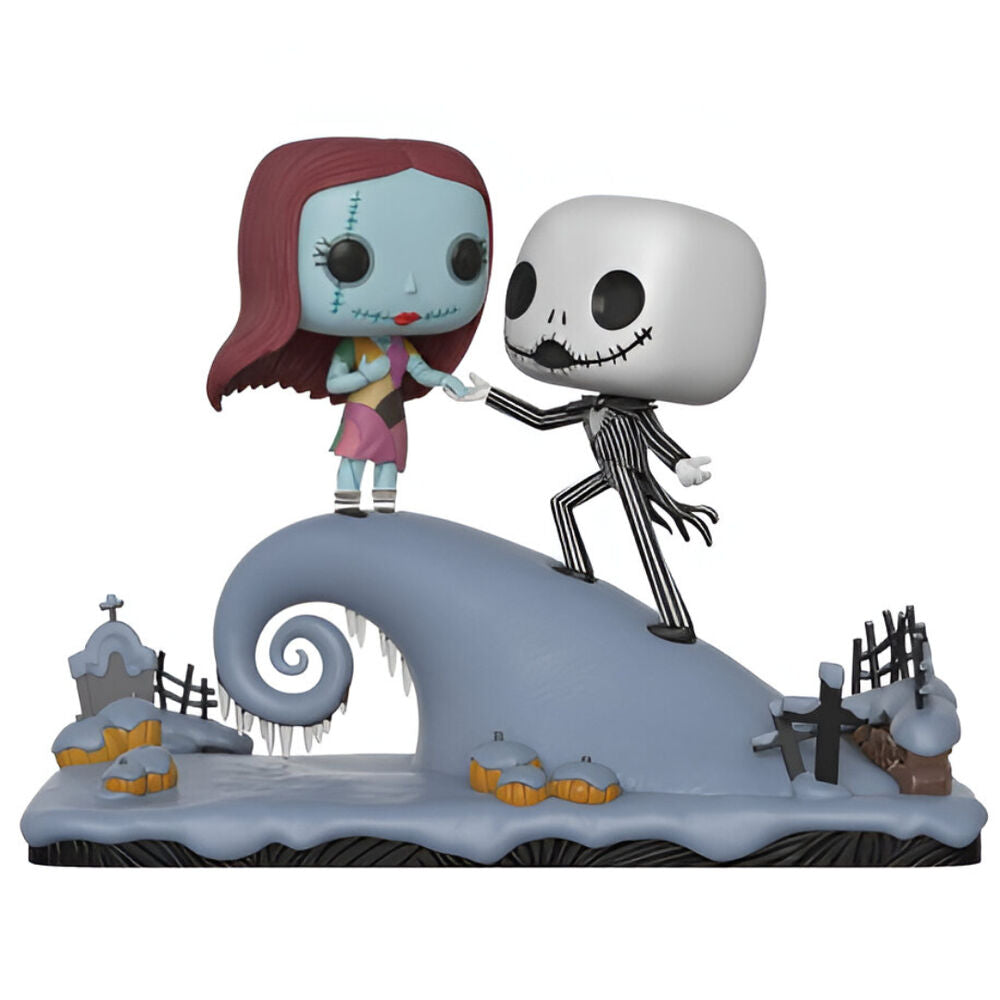 Figurine Funko POP! Figuras POP Disney Pesadilla Antes de Navidad Jack and Sally on the Hill, vue 2