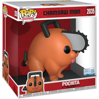 Figurine Funko POP! Jumbo Chainsaw Man Pochita 25cm, vue 2